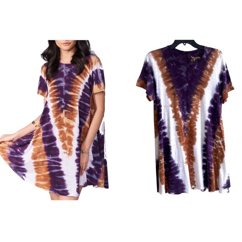 Show me your mumu Gant flow Tunic Dress size Small Tie Dye